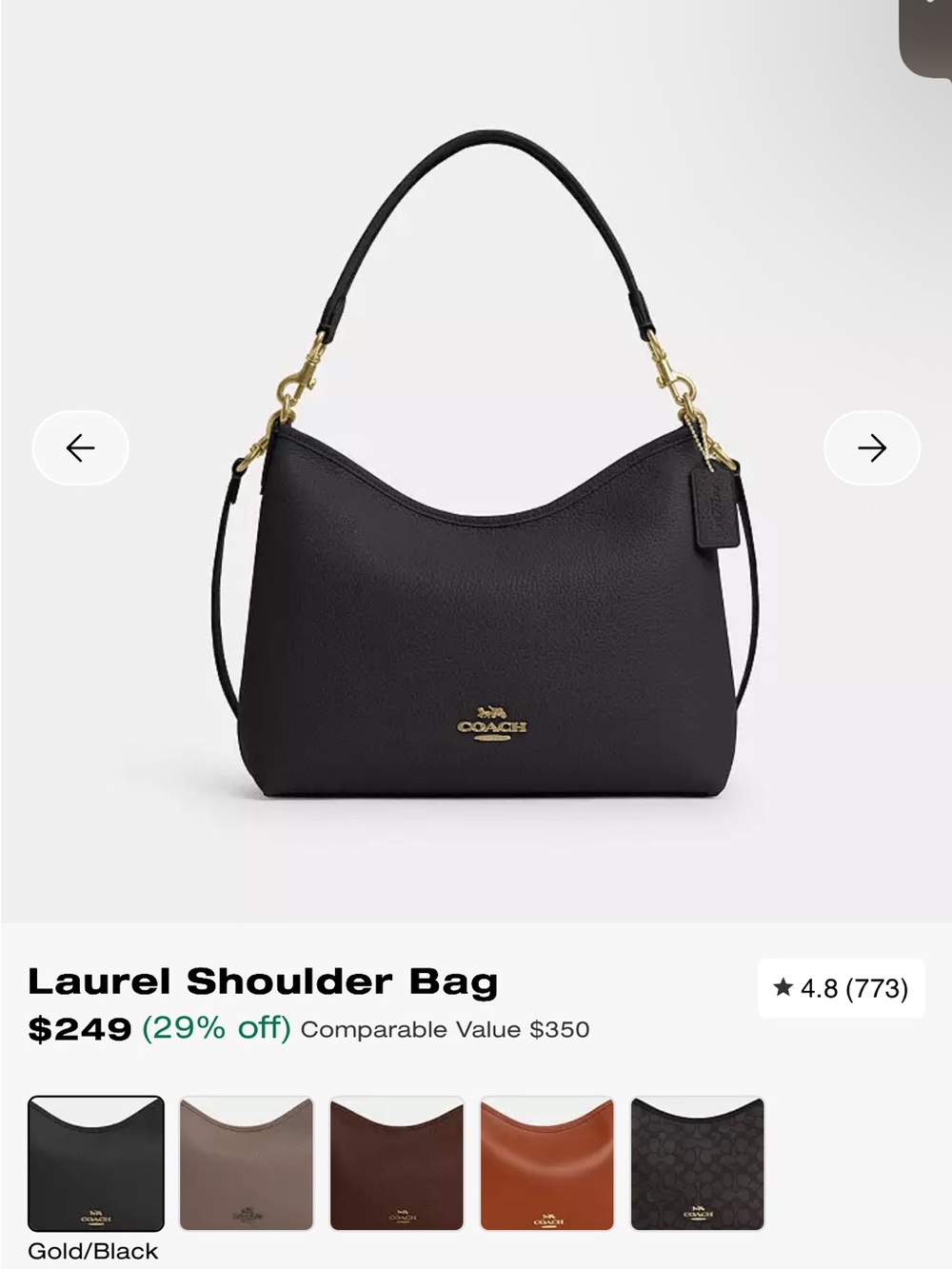 Coach Laurel shoulder bag